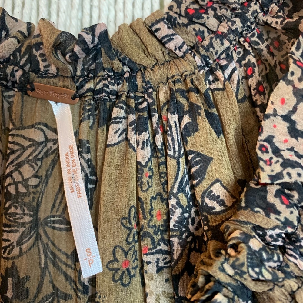 Free People Hendrix Floral Sheer Top - Picture 8 of 8